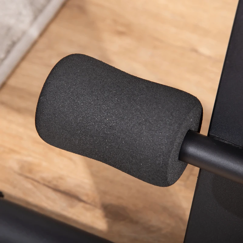 HOMCOM Multifunktion Hantelbank Höhenverstellbar Kraftstation Gewicht bis 120 kg mit 6-stufigem Rückenlängenwinkel Trainingsbank Metall Kunstleder Schwarz+Rot 145 x 52 x 79-105 cm