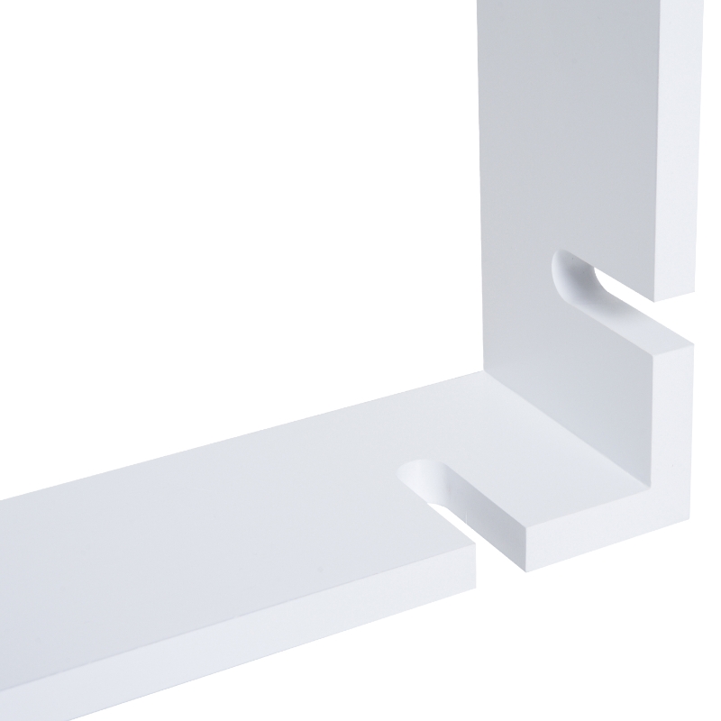 HOMCOM Estante de Pared Juego de 3 Estantes Estantería para Libro CDs Baldas Flotantes Decorativo Cubos Retros Blanco