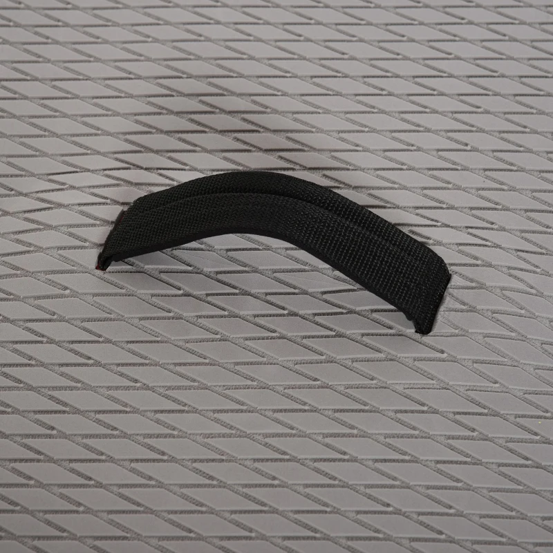 HOMCOM Aufblasbares Surfbrett Surfboard Stand Up Board mit Paddel Rutschfest Inkl. Ausrüstung PVC EVA 305 x 80 x 15 cm