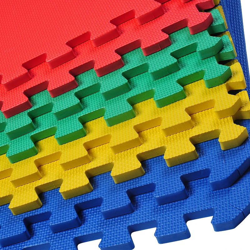 Tapis de sol mousse 8 pièces 60L cm x 60l cm x 1,2H cm multicolore