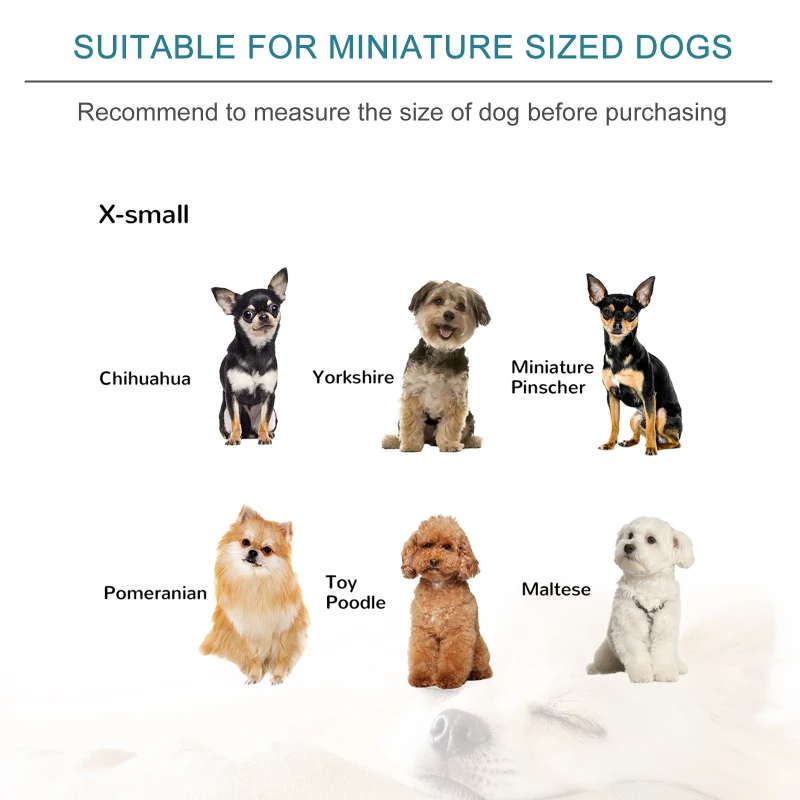 PawHut Pet Sofa Dog Cat Bed Couch Metal Stand Removable Seat Cushion 64 x 40 x 24 cm