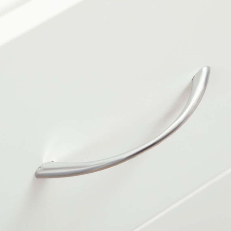 HOMCOM Carrello da Cucina in Truciolato e Acciaio Inox con 2 Ripiani Aperti, Cassetto Estraibile e Parapetti, 25x50x85 cm