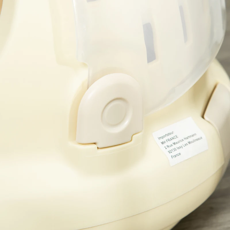 PawHut Caisse de transport niche pour chat maison pour chat portable panier lavable coussin amovible pour chat ou peitie chien nettoyage facile 41 x 41 x 35,2 cm beige