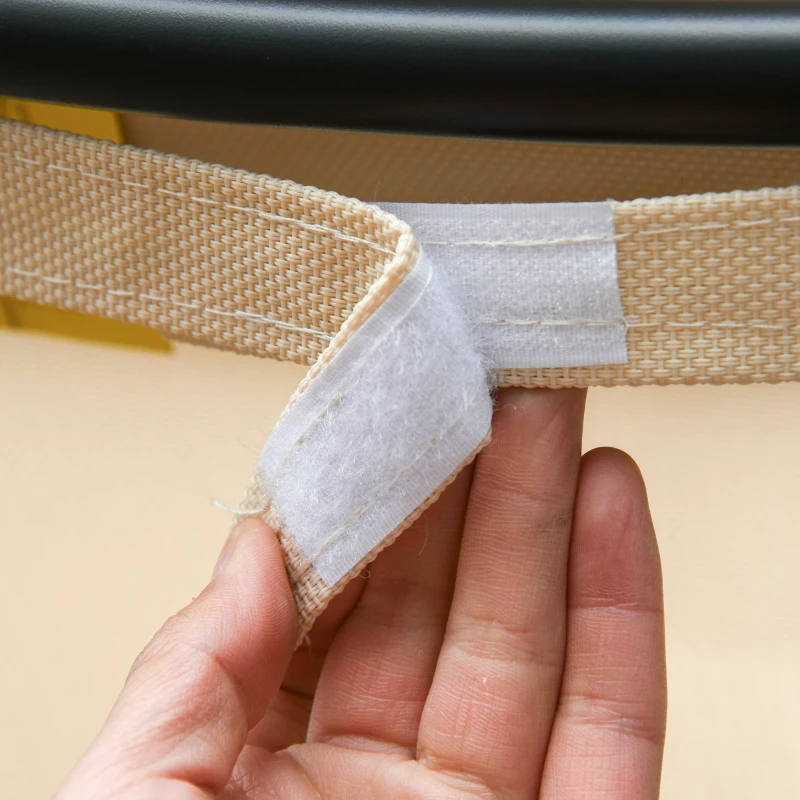 Outsunny Tumbona Reclinable de Aluminioc on Respaldo Ajustable en 5 Posiciones y Reposacabezas Extraíble Acolchado Texteline para Jardín Terraza Balcón 171x64x82 cm Beige