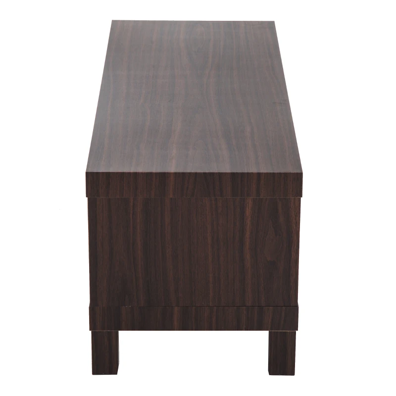 HOMCOM Mobile Porta TV fino a 42" Classico in Legno con Vano Salotto e Soggiorno 90 × 35 × 37cm