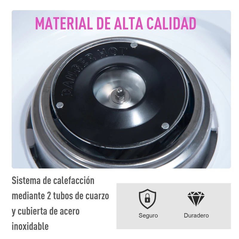 HOMCOM Máquina de Algodón de Estilo Retro con Medidor y 10 Palos de Bambú Acero Inoxidable y Aluminio 30x30x28 cm Rojo