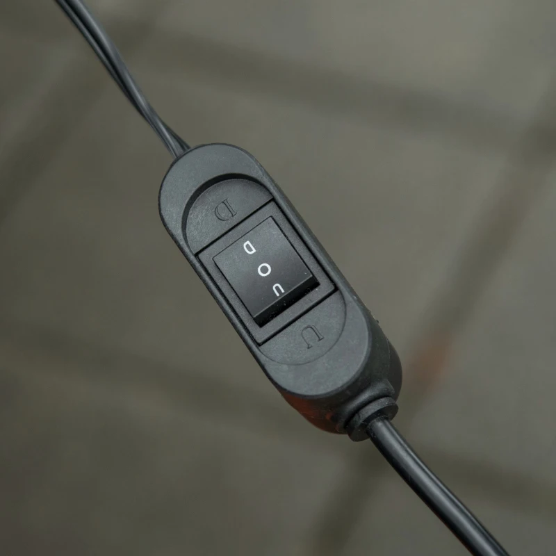 DURHAND Kit de Gato Eléctrico para Coche 12V 15,5-45cm Kit de Elevación de Automóvil 5 Toneladas 40x27,5x18cm Naranja