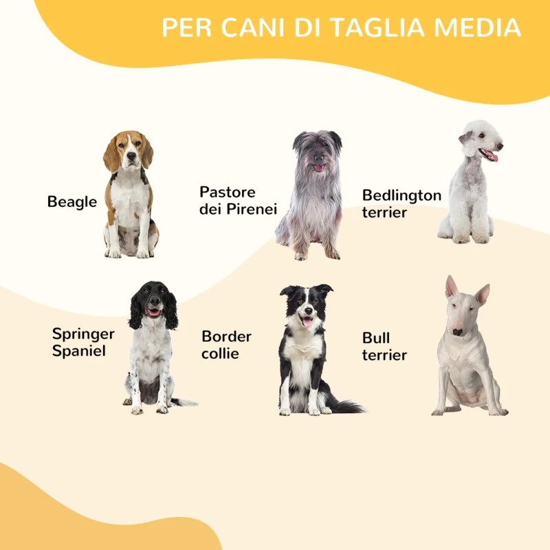 PawHut Recinto per Cani di Piccola Taglia a 8 Pannelli Modulabili da 80x1.5x100 cm, Box per Cani e Cuccioli Pieghevole con Porta in Acciaio con 8 Picchetti, Grigio