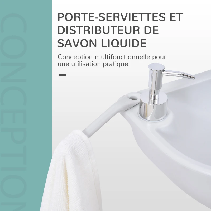 Outsunny Évier de camping portable, lavabo portable pour camping, station lavage avec roues, distributeur de savon et porte serviettes, lavabo mobile pour événements en plein air, gris