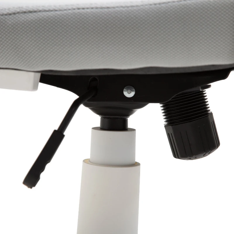 HOMCOM Sedia da Ufficio con Funzione Dondolo, Poltrona Presidenziale in Tessuto Altezza Regolabile e Seduta Girevole, 63x63x117-127 cm, Grigio