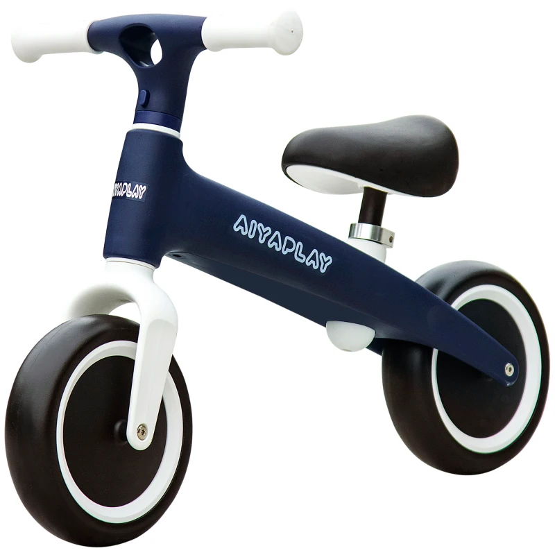 AIYAPLAY Baby Balance Bike, with Adjustable Seat, for 1.5-3 Years - Blue