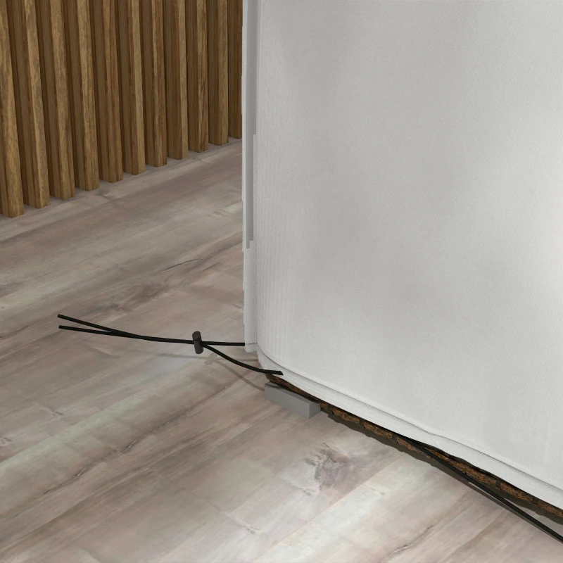 Outsunny Outdoor Garden Furniture Cover Waterproof, Anti-UV 600D Heavy Duty Oxford Fabric Patio Furniture Cover for Rectangular Sofa Table Set, Grey, 210 x 140 x 80 cm