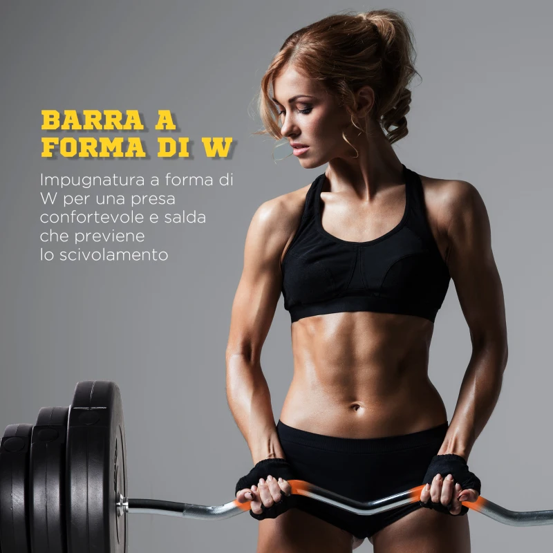 HOMCOM Set di Bilanciere e Dischi da 70 kg totali con 8 Pesi, Bilanciere Palestra Regolabile Antiscivolo in Acciaio, Plastica e Sabbia, Barra Ø25 mm, 140x38.5x38.5cm, Nero