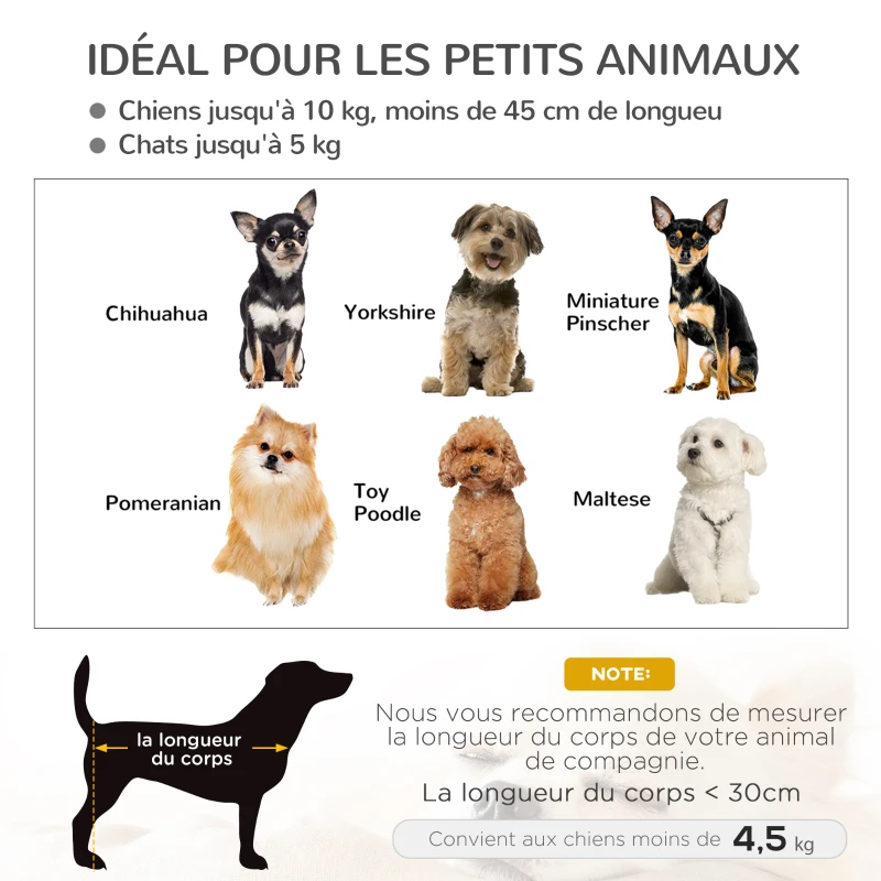 PawHut Panier pour chats surelevé canapé pour animaux en résine tressée imitation rotin lit sur pieds style cosy chic grand confort coussin moelleux lavable intégré 60 x 60 x 23,5 cm gris