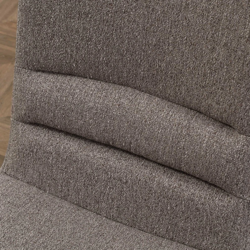 HOMCOM Juego de 2 Sillas de Comedor Sillas de Cocina Modernas con Respaldo Alto y Base en Forma de C 42x64x90 cm Marrón