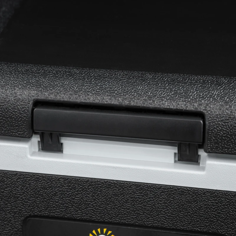 Outsunny 40L Portable Car Refrigerator - Grey and Black