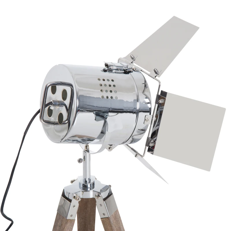 HOMCOM Tischleuchte Stativlampe Tripodlampe Tischlampe E14 Dreibein Retroleuchte 33x33x75cm