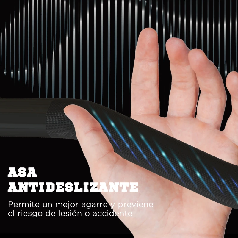 SPORTNOW Barra de Pesas de Acero 120 cm Barra Curl EZ con 2 Presillas Carga 100 kg para los Discos de Ø5 cm Negro y Plata