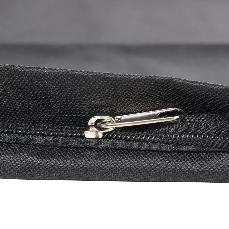 Outsunny Funda para Sombrilla de Jardín Impermeable de Tela Oxford 300D con Cremallera y Varilla de Soporte 240x48/70 cm Negro
