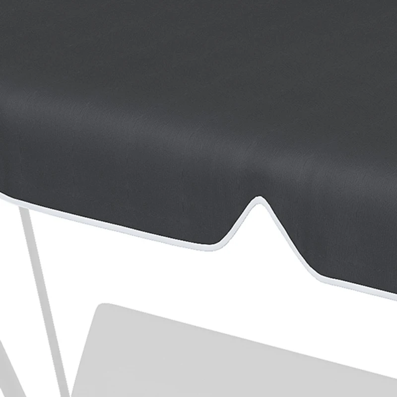 Outsunny Toile de Rechange pour balancelle de Jardin Tissu Polyester Haute densité 200 g/m² - noir