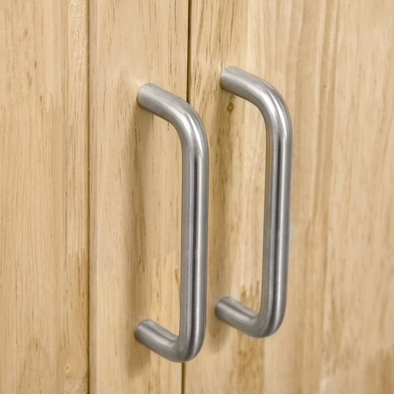 HOMCOM Carrello da Cucina in Legno con Cassetto, Armadietto e Ruote, 136x47x91,5cm
