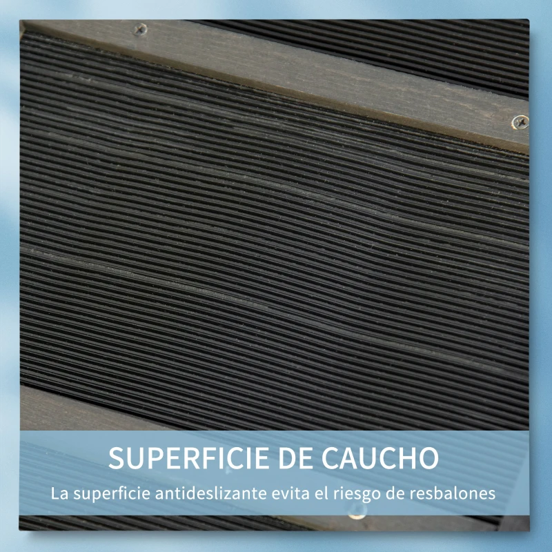 PawHut Rampa para Perros de Madera Rampa Plegable para Mascotas con Base Antideslizante Carga 40 kg 165x43x6,5 cm Negro