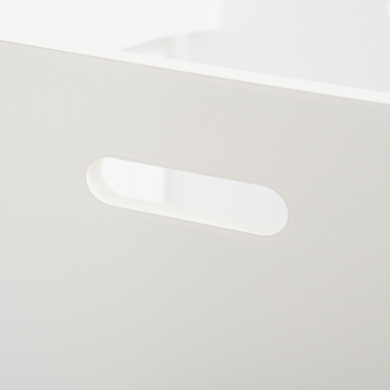 HOMCOM Torre Montessoriana per Bambini, Learning Tower con Altezza Regolabile in MDF, 40x50x90cm, Bianco