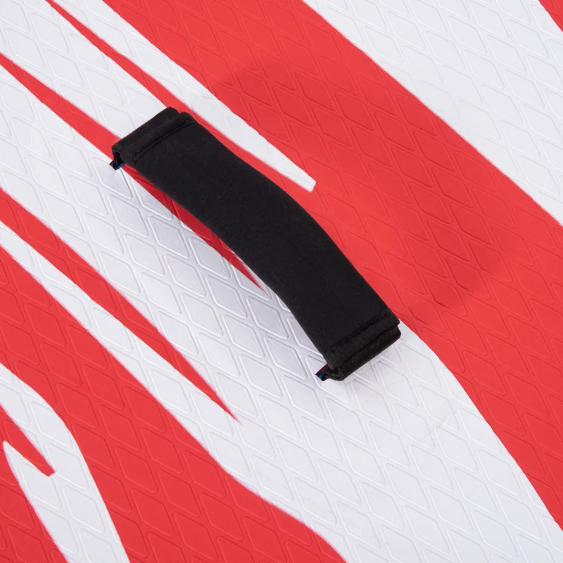 Outsunny Tavola SUP Gonfiabile con Pagaia, Accessori e Zaino di Trasporto, 300x76x15cm, Rosso e Bianco