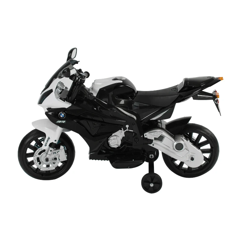 BMW Moto Electrique Bi-moteur pour Enfant Blanc 110 x 41 x 67 cm