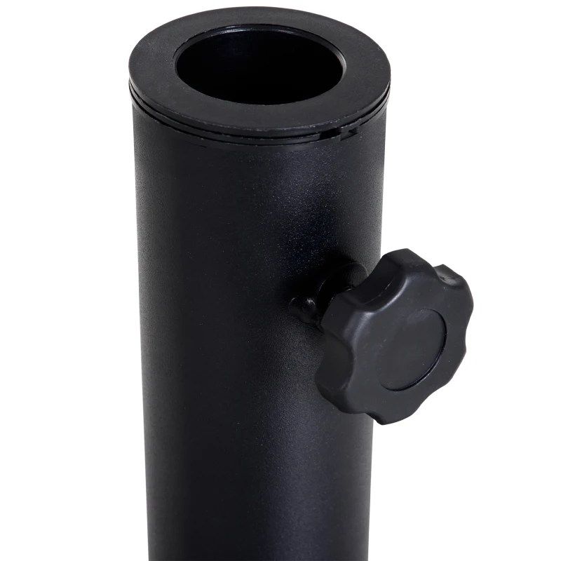 Outsunny Base Supporto per Ombrellone da Giardino in Cemento Peso 20kg Φ45×36.5cm