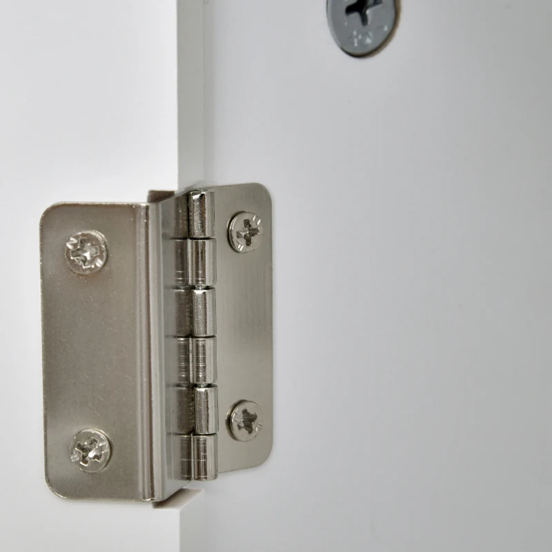 kleankin Armario de Baño con Espejo de Gran Almacenaje Armario Montado en la Pared con Estante Ajustable Interior y Estantes Abiertos 60x18x63 cm Blanco