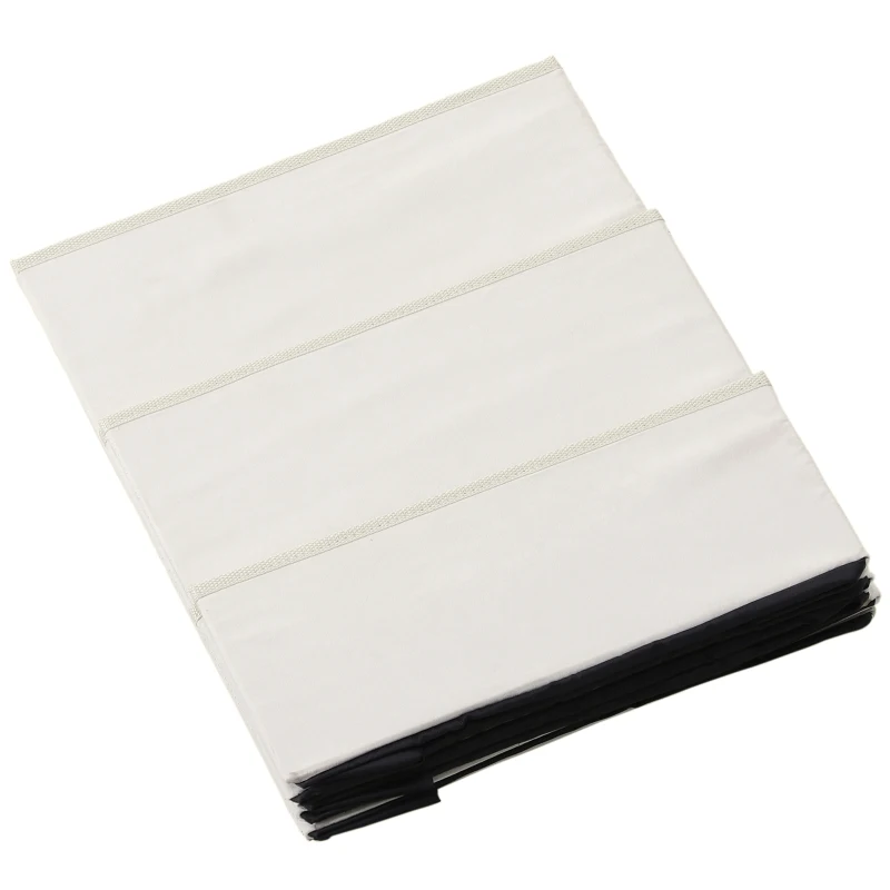 PawHut Escalera para Mascotas de 3 Peldaños Plegable con Tapas Abatibles y Espacio de Almacenamiento 3 Escalones de Perros Gatos Pequeños para Cama Sofá 40x54x48 cm Blanco