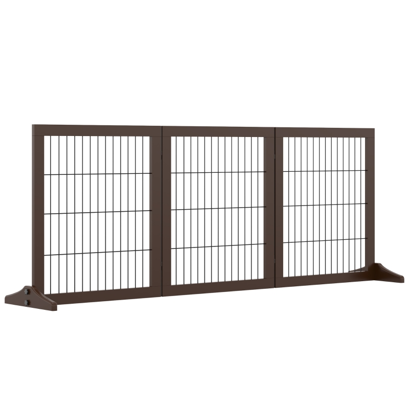Cancelletto Per Cani Con Porta Pieghevole 6 Pannelli 300 Cm In Legno Di Pioppo Cancelletto Per Cani Cancelletto In Legno 94024976
