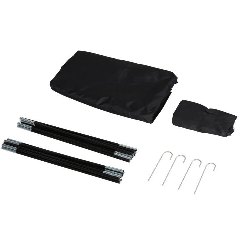 HOMCOM 2M Golf Hitting Practice Net Target Cloth For Backyard Garden Indoor & Outdoor Driving Range Chipping Net with Carry Bag for Sports Training