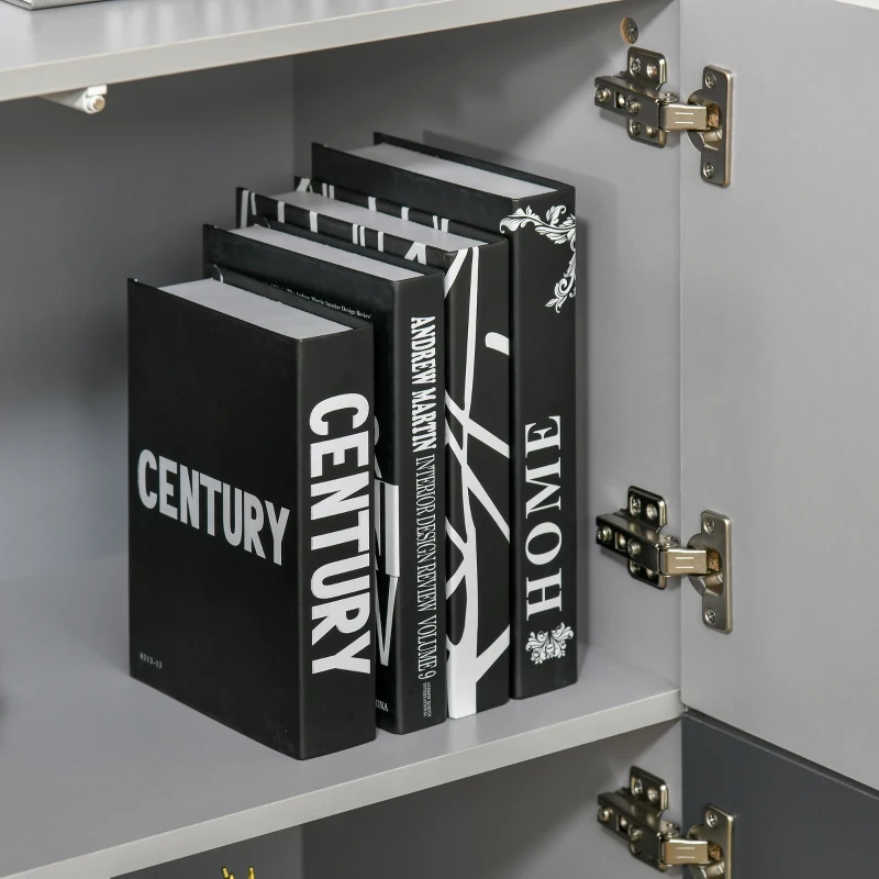 HOMCOM Armadietto Multiuso con Cassetti e Ante in Legno, Mobile per Soggiorno, Camera da Letto, Ufficio