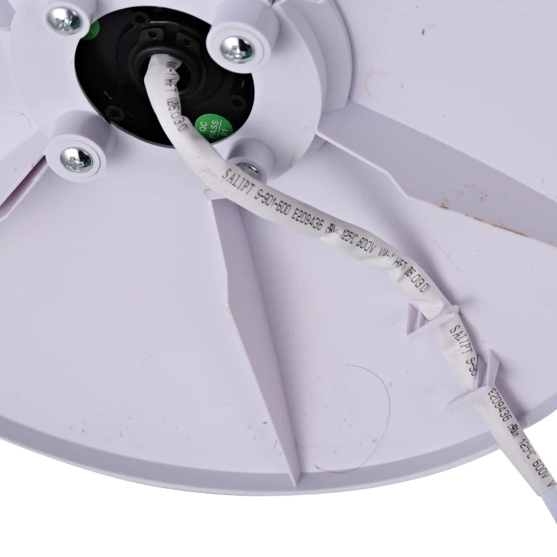 HOMCOM Ventilador de Torre Oscilante 70° Tower Fan Columna Ventilador de Pie Potencia 45W 3 Velocidad Asa de Transporte Hogar Oficina φ27x75cm Blanco