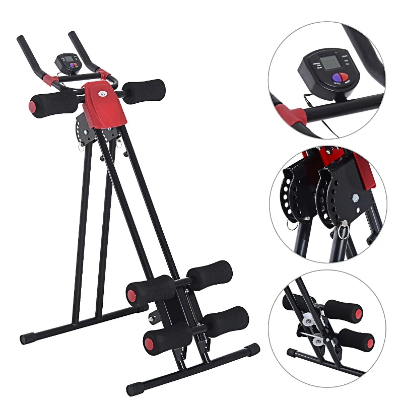 Appareil de Fitness pour abdominaux noir rouge