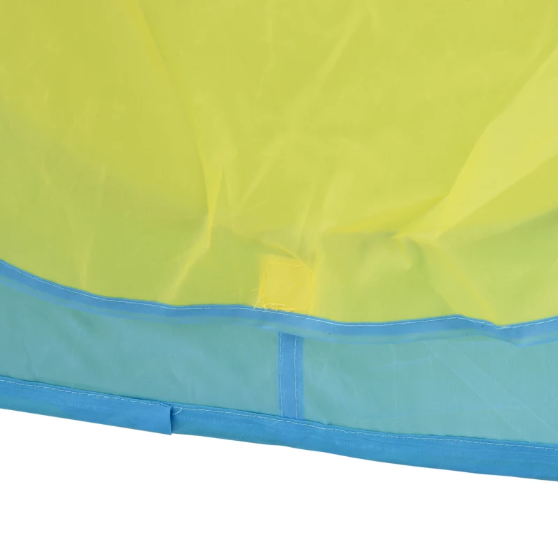 HOMCOM Tenda Gioco Colorata per Bambini 3 in 1 con Tunnel, con Sistema Pieghevole Pop-up (230cm x 74cm x 93cm)
