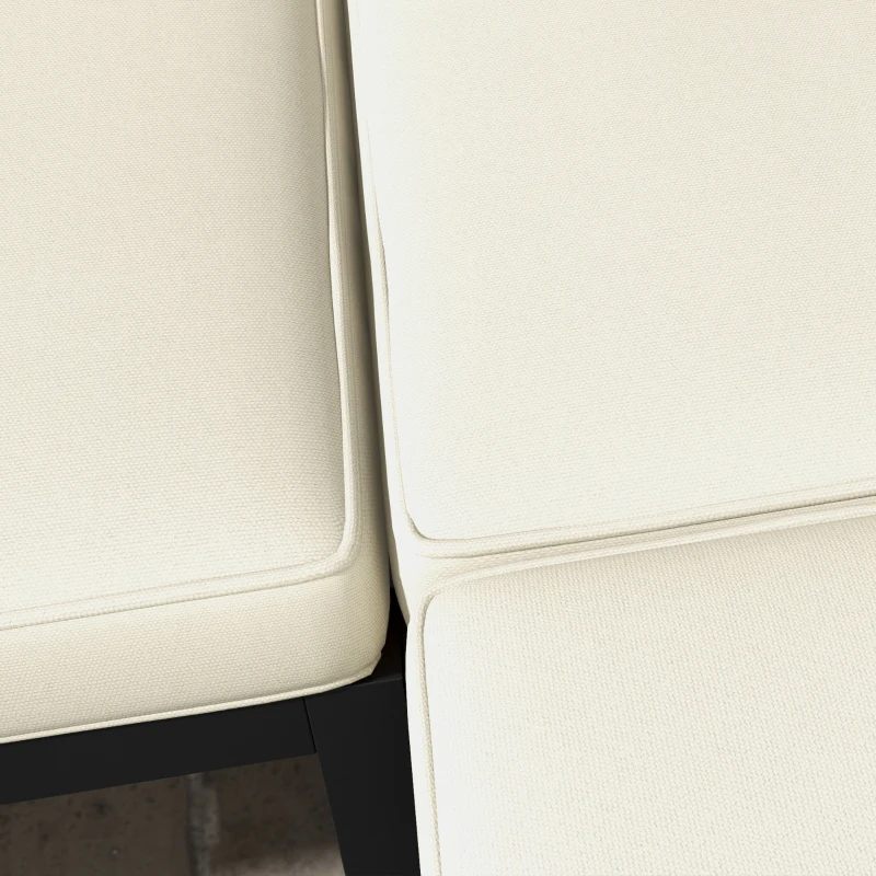 Outsunny Set of 14 Dining Set Cushions - Cream