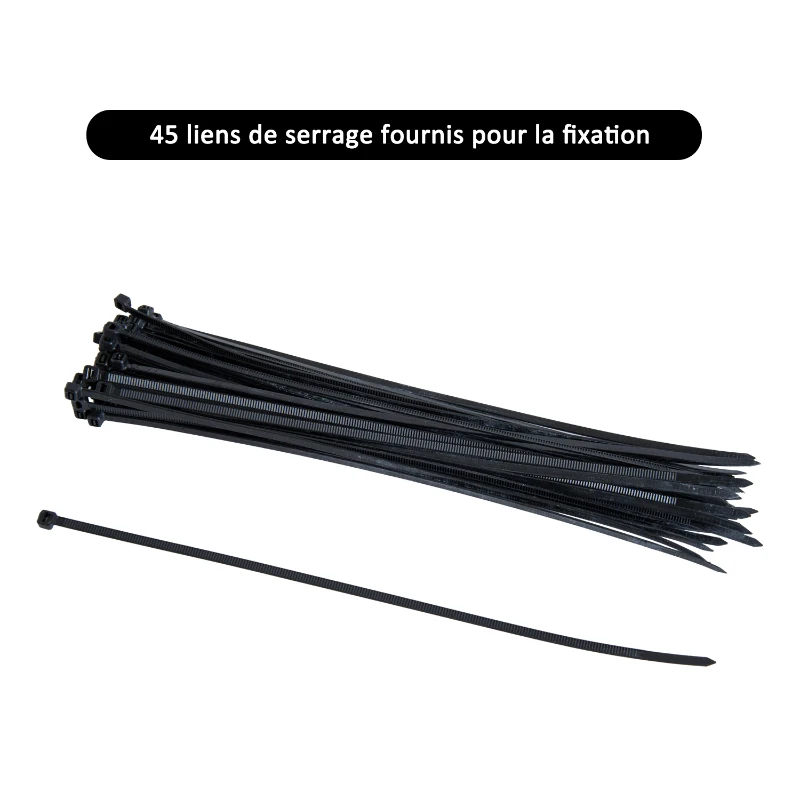 Outsunny Brise-Vue Occultant Vert Polyéthylène 7,6 x 1,83 m