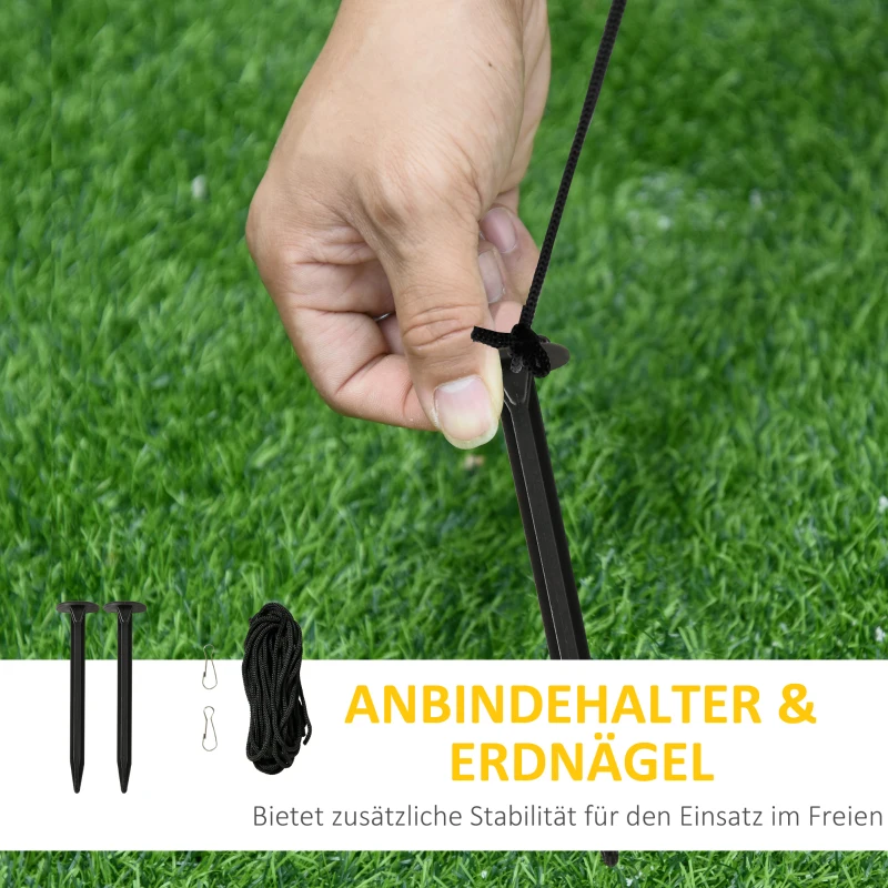 HOMCOM Aufblasbarer Weihnachts-Pinguin 1,6 m Weihnachtsdekoration mit Lichtern Weihnachten beleuchtete Party-Dekoration automatisches Aufblasen wetterfest Polyester-Stoff Mehrfarbig 79 x 67 x 155 cm