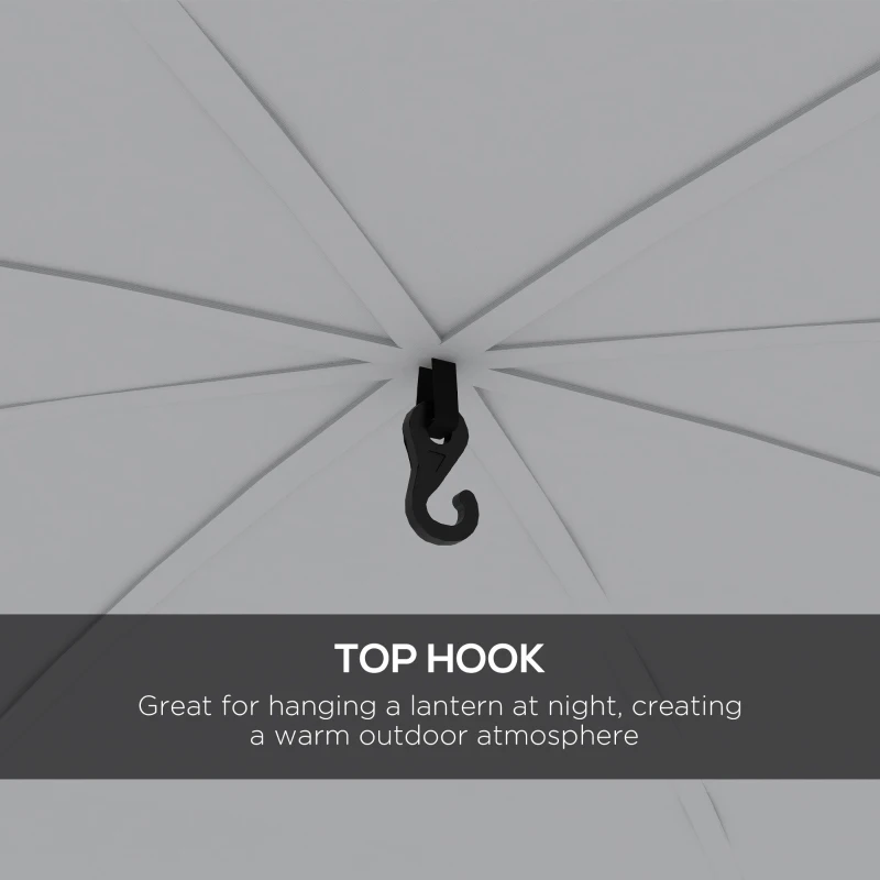 Outsunny 3.5 x 3.5M Camping Gazebo, Outdoor Event Shelter Dome Tent Garden Sun Shelter Patio Spire Arc Pavilion Camp Sun Shade Tent for 6-8 Person, Green