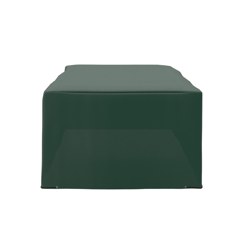 Outsunny 255x142cm Outdoor Garden Rattan Furniture Protective Cover Water UV Resistant