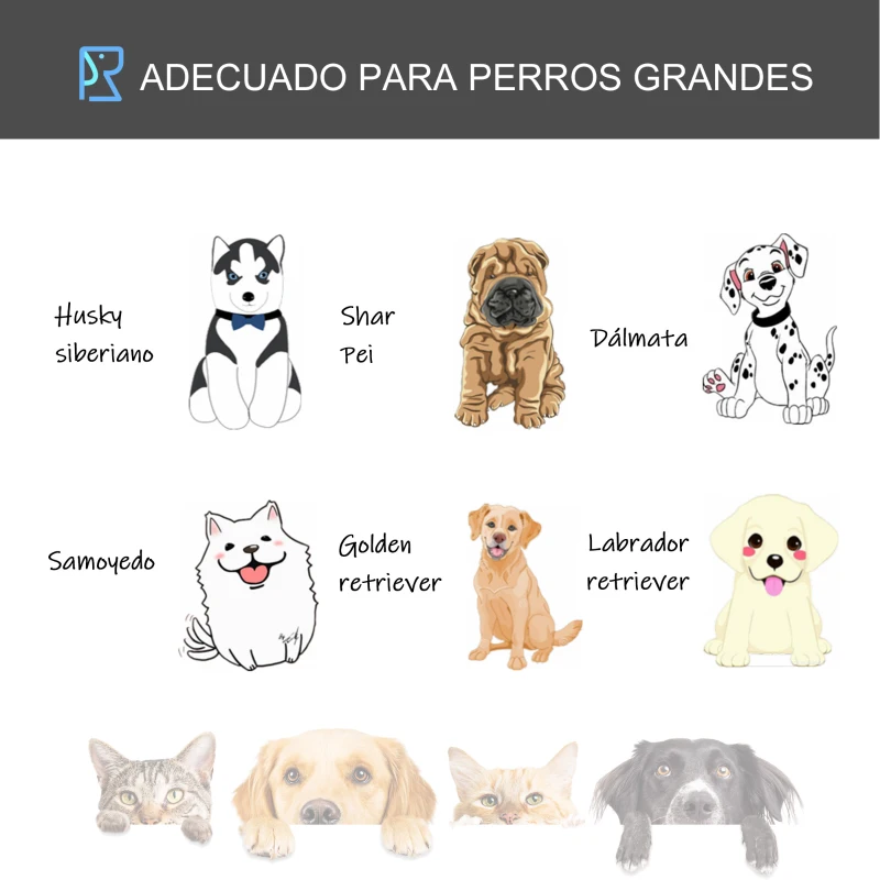 PawHut Jaula para Perros Plegable de Metal Jaula para Perros Grandes 109,5x71x78 cm con Ruedas y Frenos Bandeja Extraíble y Puerta con Pestillos para Golden Retriver Labrador Gris Oscuro