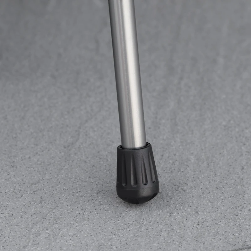 Outsunny Campingbett Klappbar Aluminium Feldbett Klappbett mit Tragetasche höhenverstellbar bis 150 kg belastbar Oxford Schwarz 190 x 65 x 38 cm