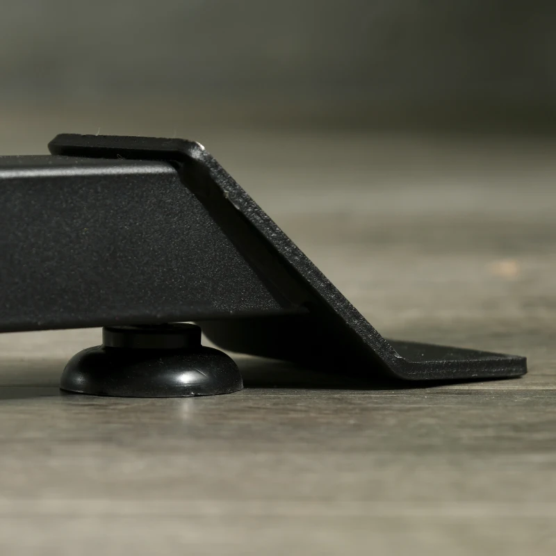 SPORTNOW Banco de Musculación Multifuncional con Respaldo Reclinable y Soporte de Barras Altura Ajustable 180x110x126 cm Negro