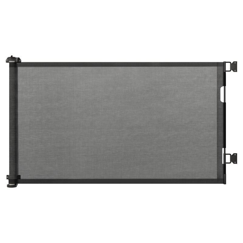 Barrière Escalier 150cm Noir - Sécurité Enfants/Animaux - Fermeture Auto