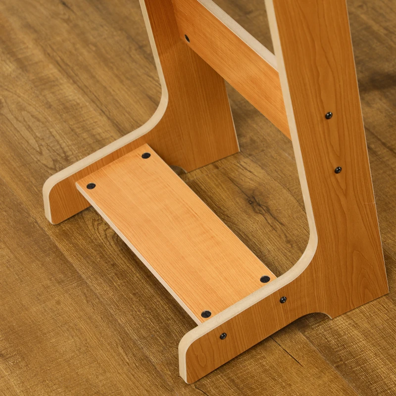 HOMCOM Calcio Balilla Pieghevole in Legno con 6 Aste, 18 Giocatori e Segnapunti, 69x37x70cm