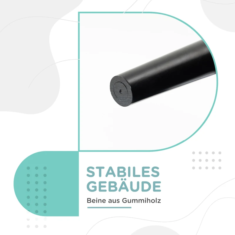 HOMCOM Gepolsterte Sitzbank für Schlafzimmer und Flur, bis 130 kg belastbar, 102 x 36 x 51 cm, Grün