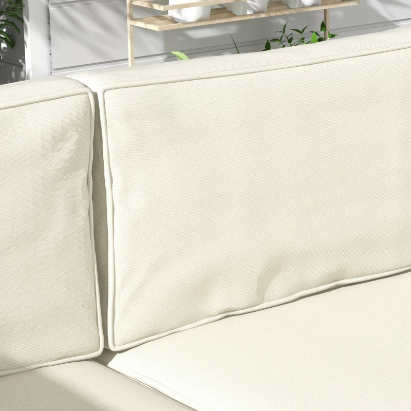 Outsunny Set of 14 Dining Set Cushions - Cream